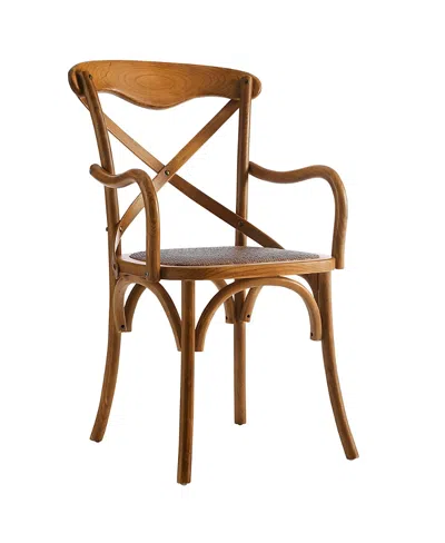 Modway Gear Dining Armchair In Brown