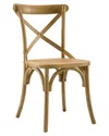 Modway Gear Dining Wood Side Chair In Natural