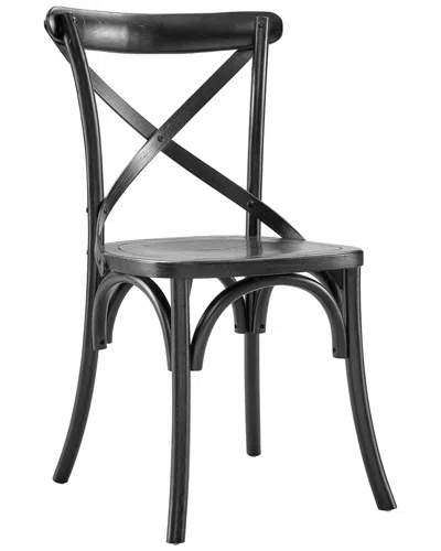 Modway Gear Dining Side Chair In Black
