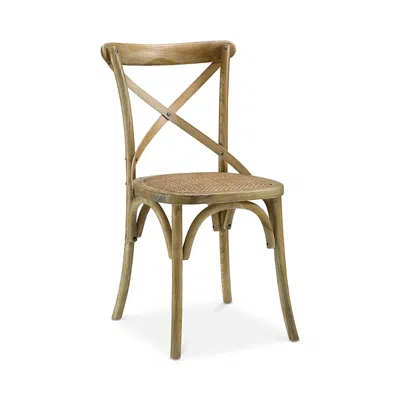 Modway Gear Dining Side Chair In Brown