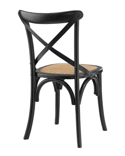 Modway Gear Dining Wood Side Chair In Multi