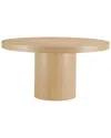 Modway Gratify 60in Round Dining Table In Brown