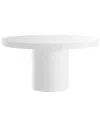 Modway Gratify 60in Round Dining Table In White