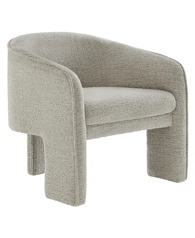 Modway Greer Barrel Accent Chair In Gray
