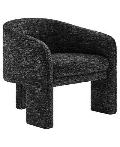 Modway Greer Barrel Accent Chair In Gray