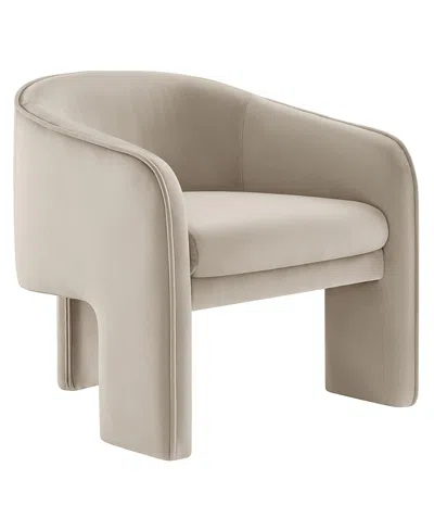 Modway Greer Barrel Accent Chair In Neutral