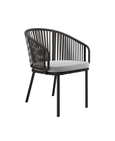 Modway Harbor Outdoor Patio Armchair In Gray