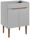Modway Harvest 24in Bathroom Vanity Cabinet In Grey