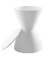 Modway Haste Backless Stool In White
