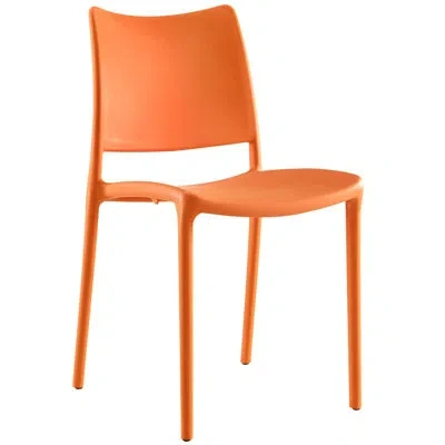 Modway Hipster Dining Chair By  In Orange
