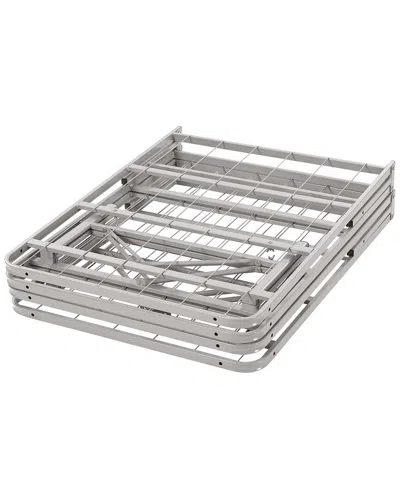 Modway Horizon Stainless Steel Bed Frame In Silver