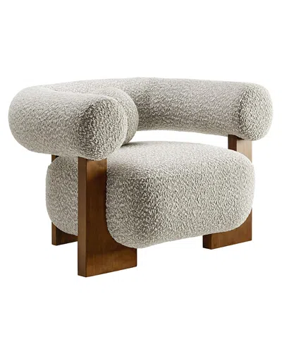 Modway Jace Boucle Accent Chair In Neutral