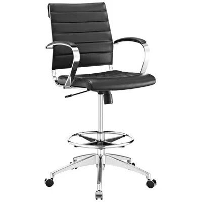 Modway Jive Drafting Chair In Black