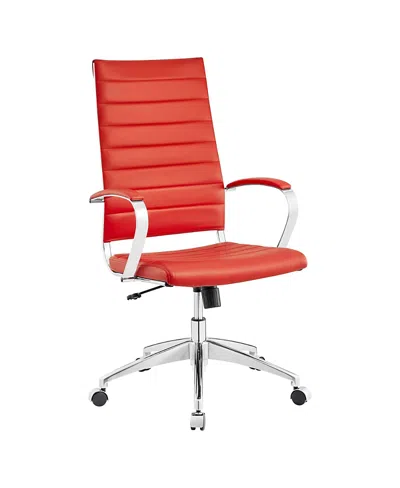 Modway Jive Highback Office Chair In Red