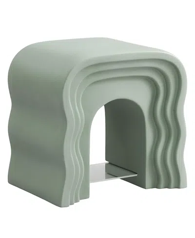 Modway Jorin Squiggle Side Table In Green