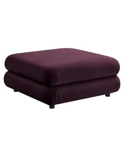 Modway Jubilee Modular Performance Velvet Ottoman In Purple