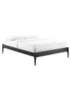 Modway June Wood Platform Bed Frame In Black