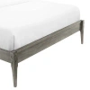 Modway June Wood Platform Bed Frame In Gray