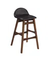 Modway Juno Wood Bar Stool Set Of 2 In Brown