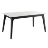 Modway Juxtapose 63" Rectangular Performance Artificial Marble Dining Table By  In White