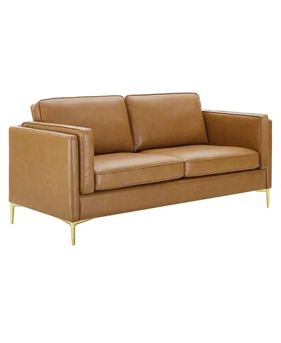 Modway Kaiya Sofa In Brown