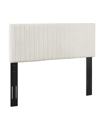 Modway Keira Performance Velvet Headboard, Full/queen In White