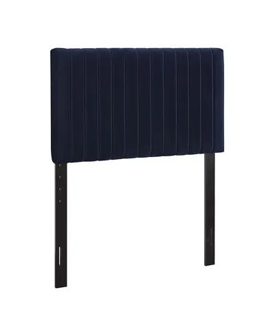 Modway Keira Performance Velvet Headboard, Twin In Blue