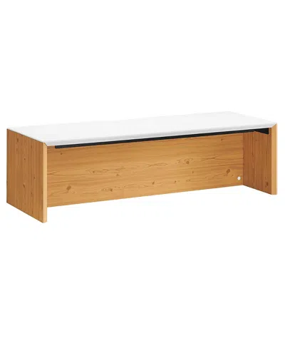 Modway Kinetic 49 Wall-mount Office Desk In Brown