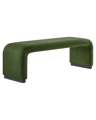 MODWAY MODWAY KODA PERFORMANCE VELVET WATERFALL LONG BENCH