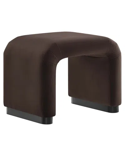 MODWAY MODWAY KODA PERFORMANCE VELVET WATERFALL STOOL