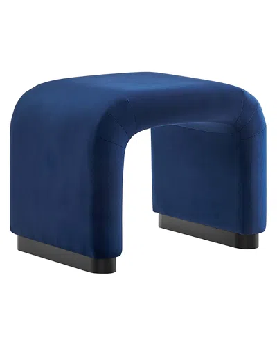 MODWAY KODA PERFORMANCE VELVET WATERFALL STOOL