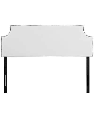 Modway Laura Upholstered Vinyl Headboard, Full In White