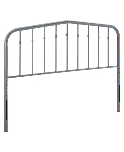 Modway Lennon Metal Headboard, Full In Gray