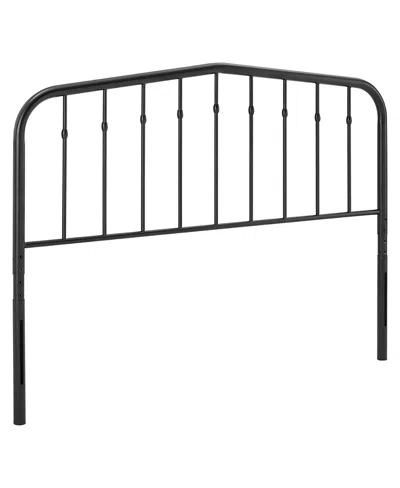 Modway Lennon Metal Headboard, Queen In Black