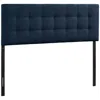 Modway Lily Navy Fabric Checkerboard-tufted Full Headboard