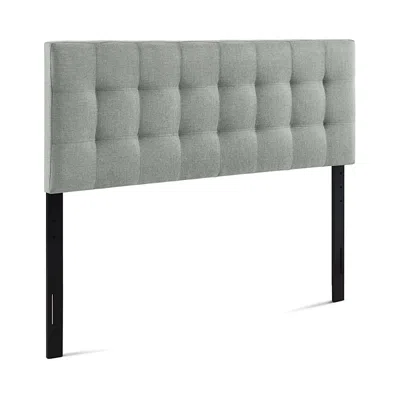 Modway Lily Upholstered Fabric Headboard, Full In Gray