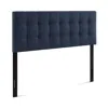 Modway Lily Upholstered Fabric Headboard, Full In Navy