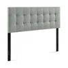 Modway Lily Upholstered Fabric Headboard, King In Gray