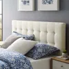 Modway Lily Upholstered Fabric Headboard, Queen In Ivory