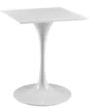 Modway Lippa 24in Square Wood Top Dining Table