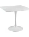 Modway Lippa 36in Square Wood Top Dining Table