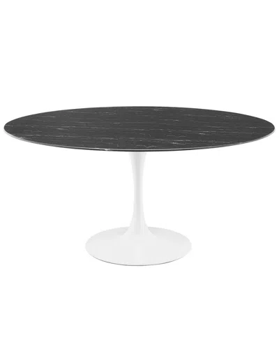 MODWAY MODWAY LIPPA 60IN ARTIFICIAL MARBLE DINING TABLE