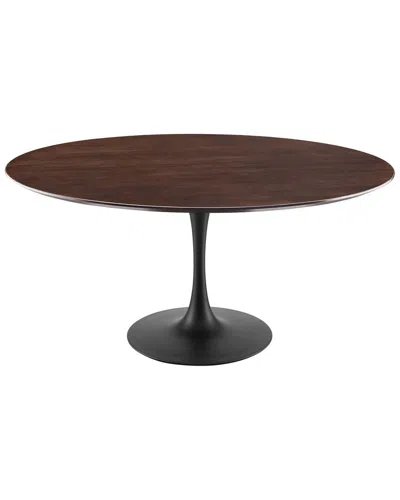 Modway Lippa 60in Wood Dining Table In Brown