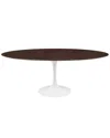 Modway Lippa 78in Oval Dining Table In Brown