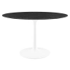 Modway Lippa Bar Table, Artificial Marble Round Top, By  In Black