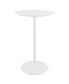 Modway Lippa Round Wood Bar Table In White