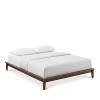 Modway Lodge Queen Wood Platform Bed Frame In Cappuccino