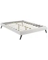 Modway Loryn Faux Leather Bed Frame In White