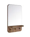 Modway Lumina Mirror In Brown
