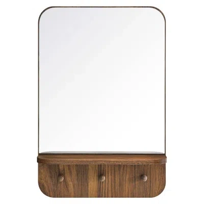 Modway Lumina Mirror In Brown